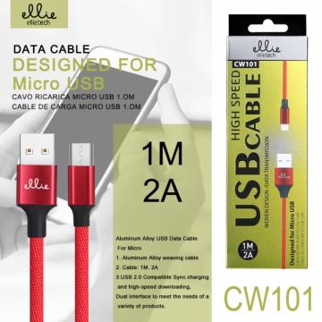 Ellietech CW101 Câble Micro USB 2A 1M